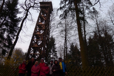 18.03.14: Unsere Gruppe vor dem Goethe-Turm