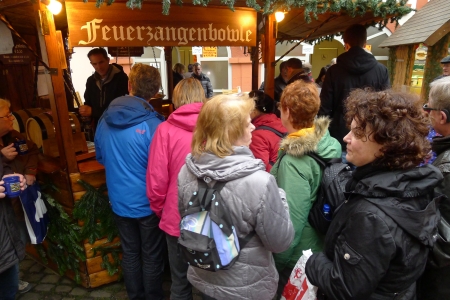 Feuerzangenbowle, wir ließen es uns bei 10 Grad schmecken!