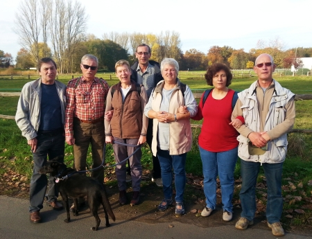 08.11.15: Gruppenfoto der die heutigen Wandergruppe.