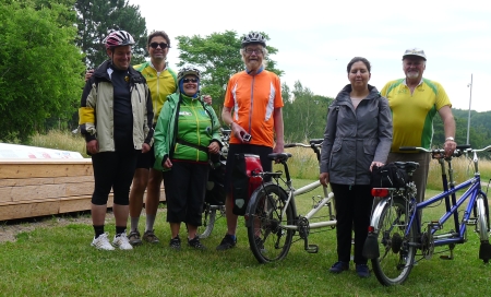 Die Sonntags-Gruppe im Wetterpark Offenbach.