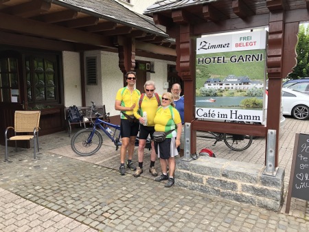 08.06.18 Ankunft am Hotel in Zell/Mosel.