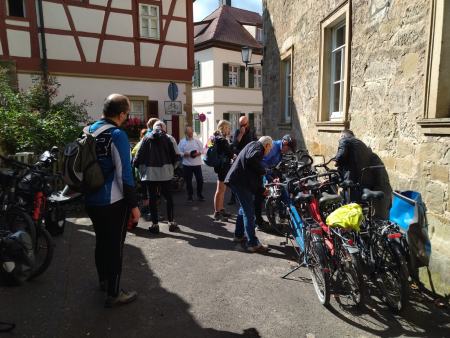 16.09.22: In Zeil vor der Goeller-Brauerei.